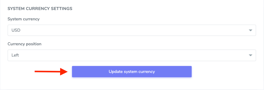 Currency Settings Academy