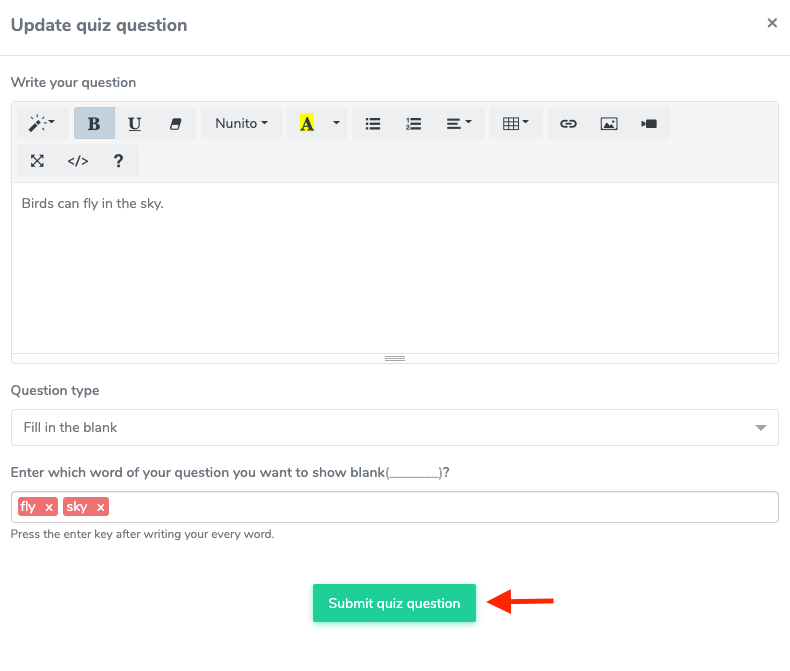 Academy Updating Quiz Question 6