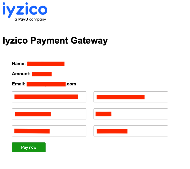 Academy Providing Iyzico Payment Info 1