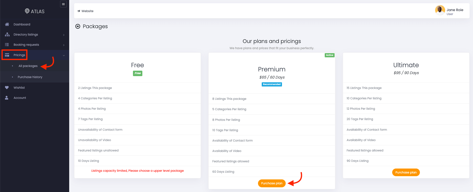 Atlas Purchasing Plan