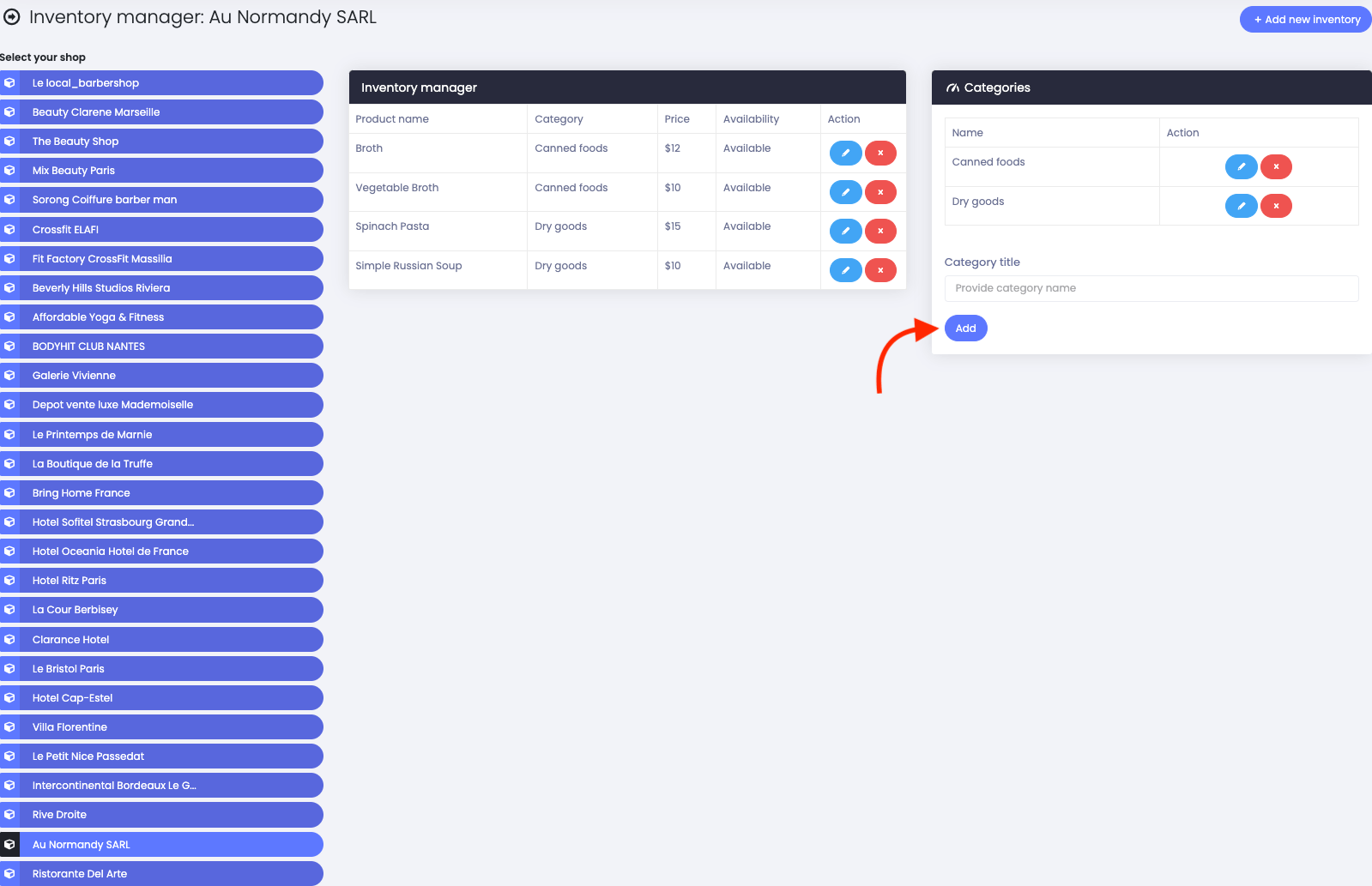 Atlas Saving Directory Category