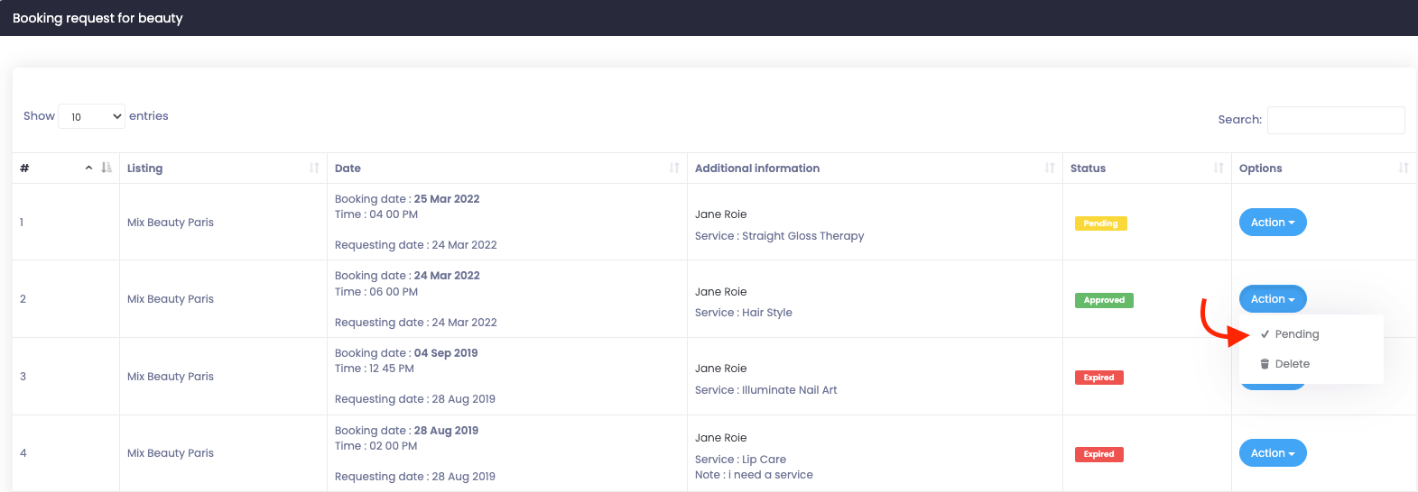 Atlas Booking Request 4