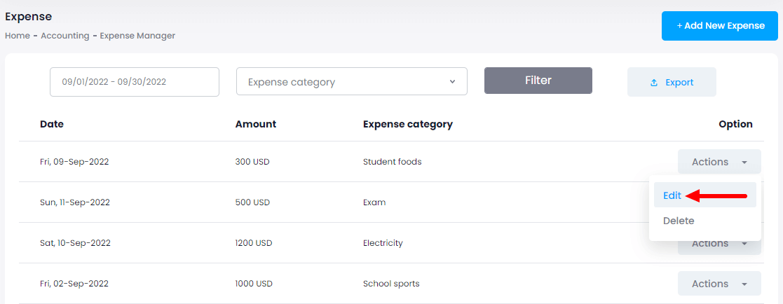 Ekattor 8 Editing Expenses 1