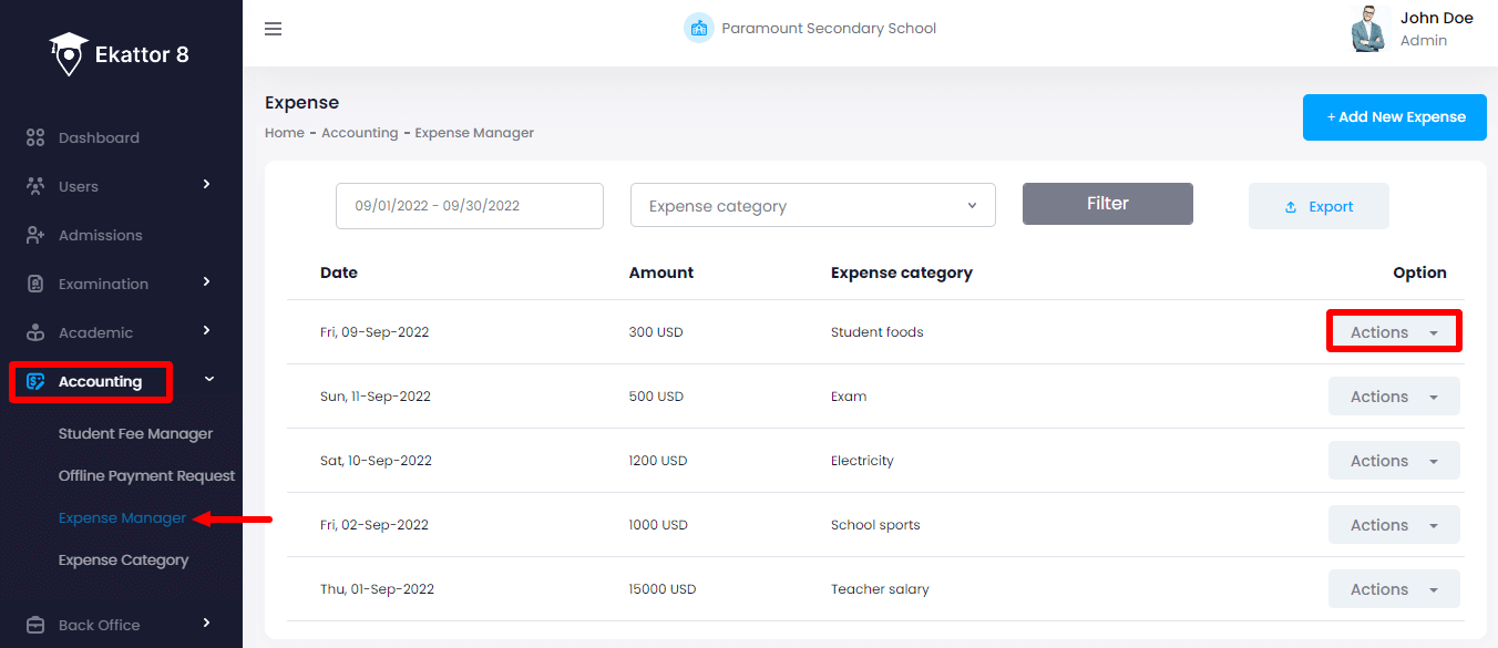 Ekattor 8 Managing Expenses