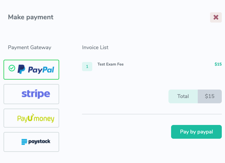 Make Payment